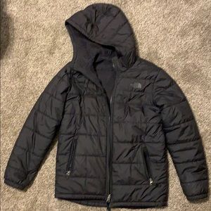 Boys North Face reversible winter coat